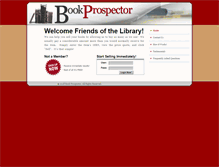 Tablet Screenshot of bookprospector.com